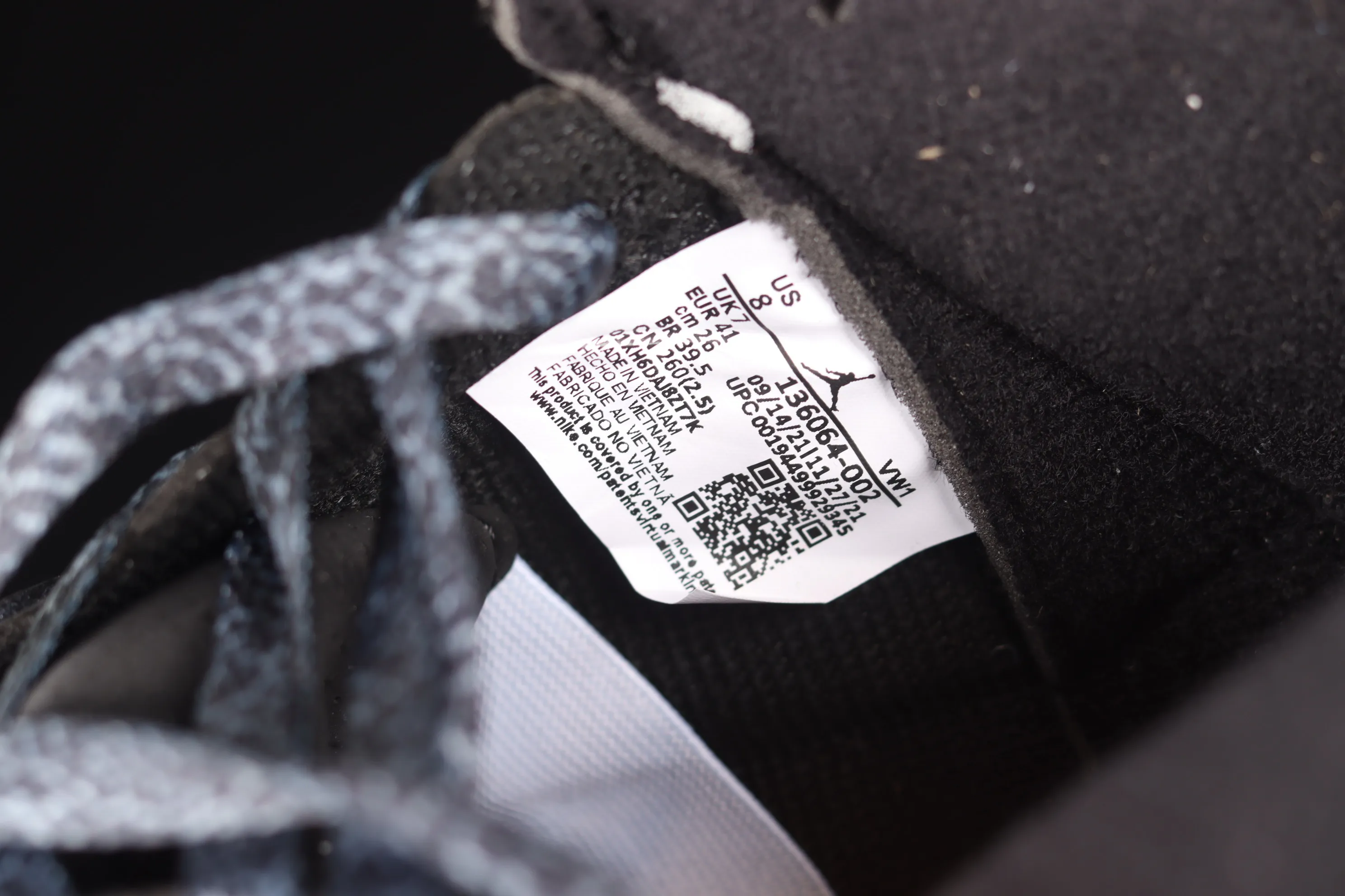 All categories Air Jordan Jordan series basketball shoes Air Jordan 3 Air Jordan 3 "Black Cement" AJ3 Joe 3 matte black cement 136064-002